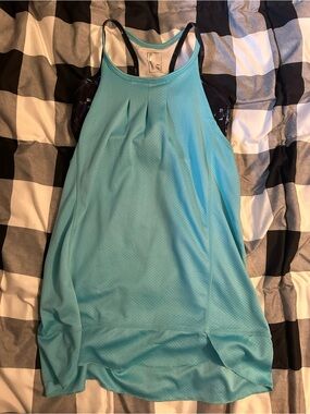 Women’s Light Blue Athletic Tank Top